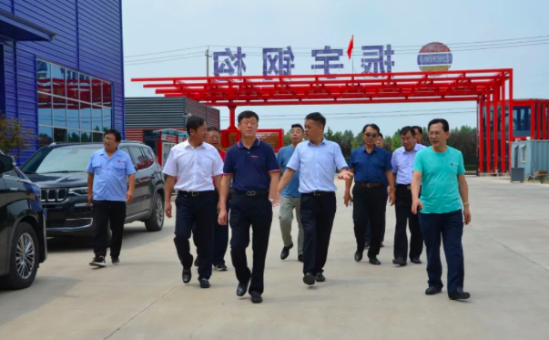 即墨区建筑业协会走访钢结构厂家